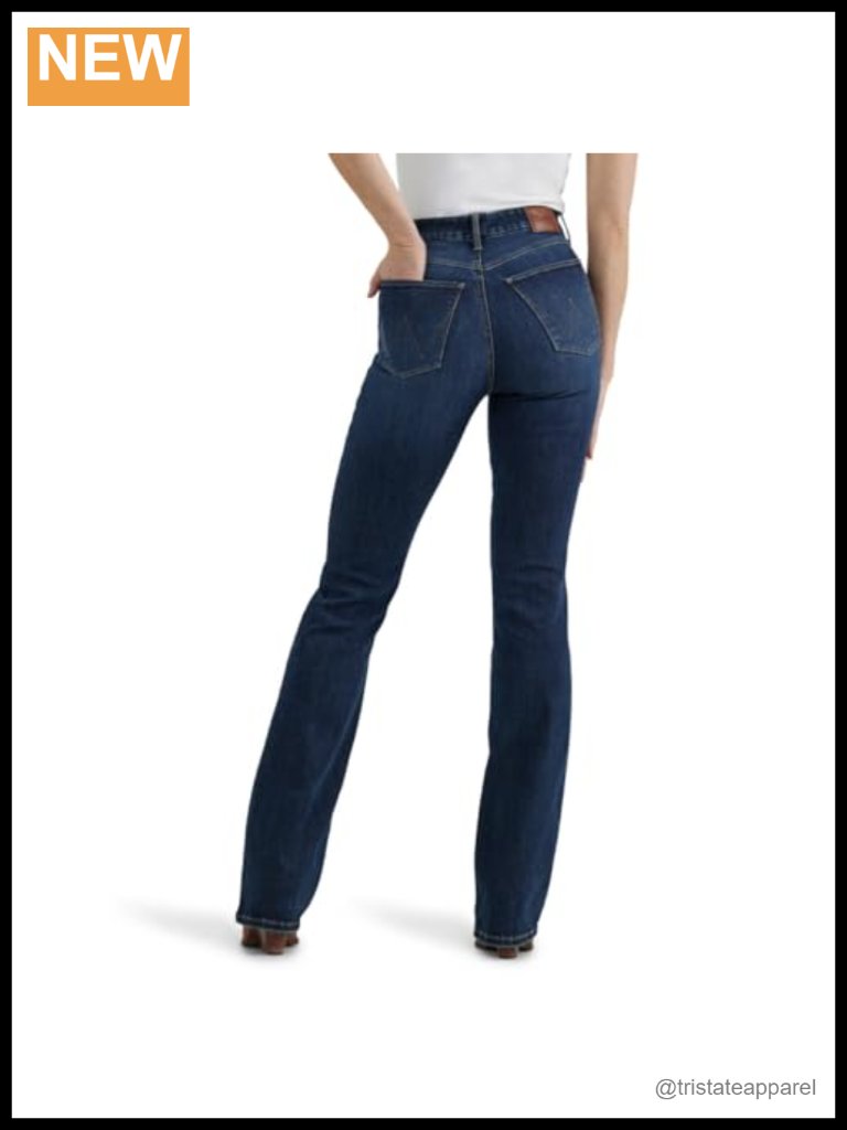 High Rise Lacey Bootcut Jean - Stretch Denim - Cotton Blend